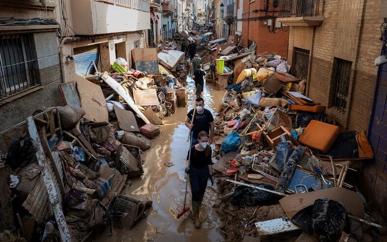 Deadly floods, storms